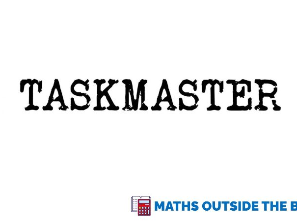Taskmaster Maths Transition Activity