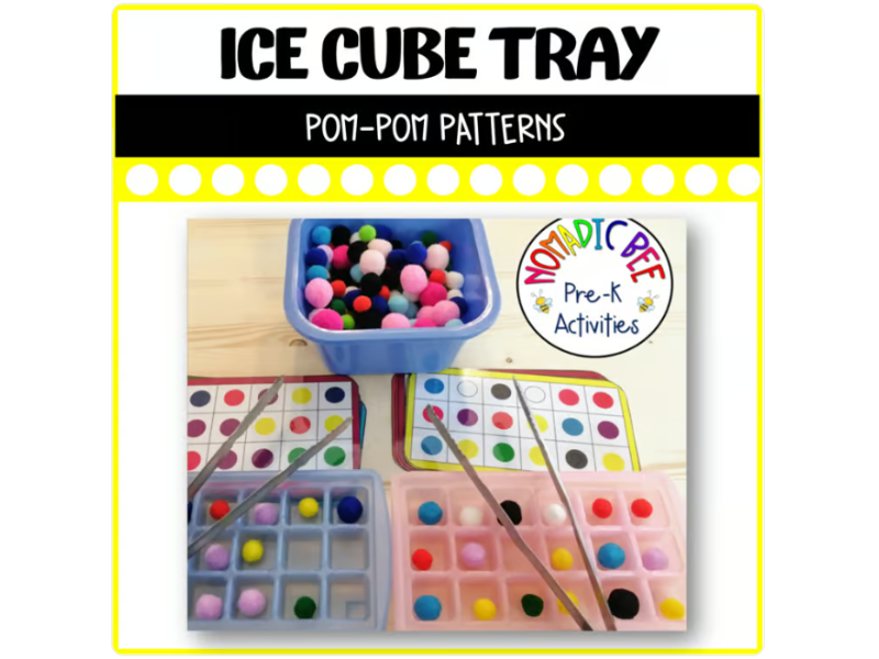 Ice Cube Tray and Pom-Pom's Pattern Cards