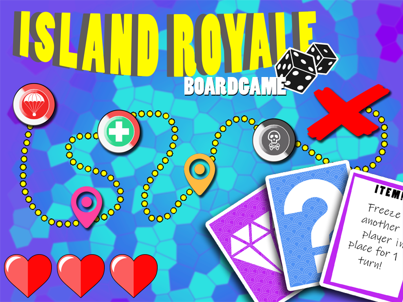 Island Royale - A colourful, fun and printable board game and quiz suitable for all years