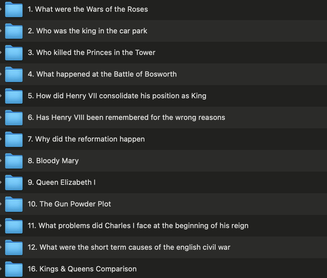 10 lesson bundle of The Tudors - KS3 History Lesson Plan