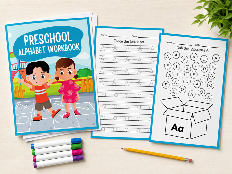 Preschool Alphabet Workbook | Teaching Resources