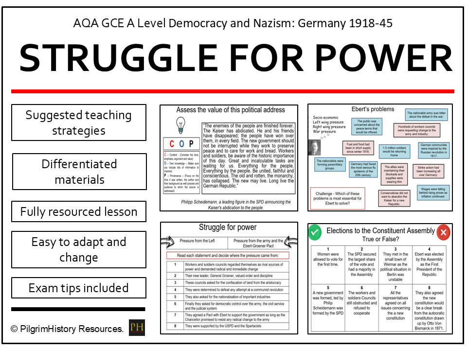 German Revolution 1918-1919 | AQA A Level History