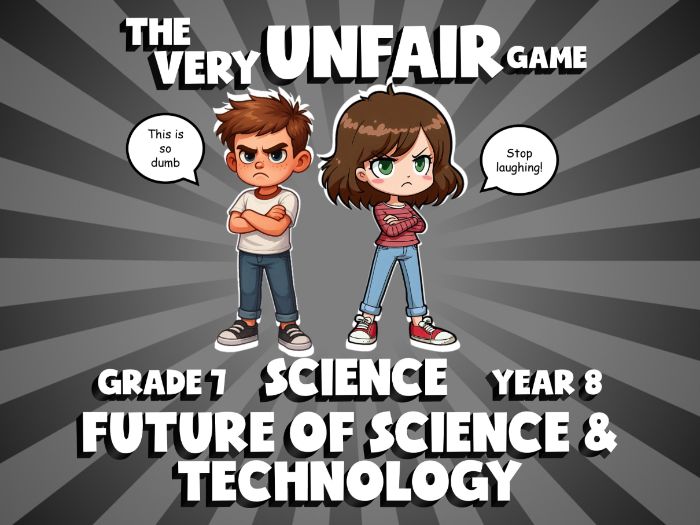 Future of Science & Technology VERY UNFAIR GAME | No-Prep Year 8 Science Review Activity