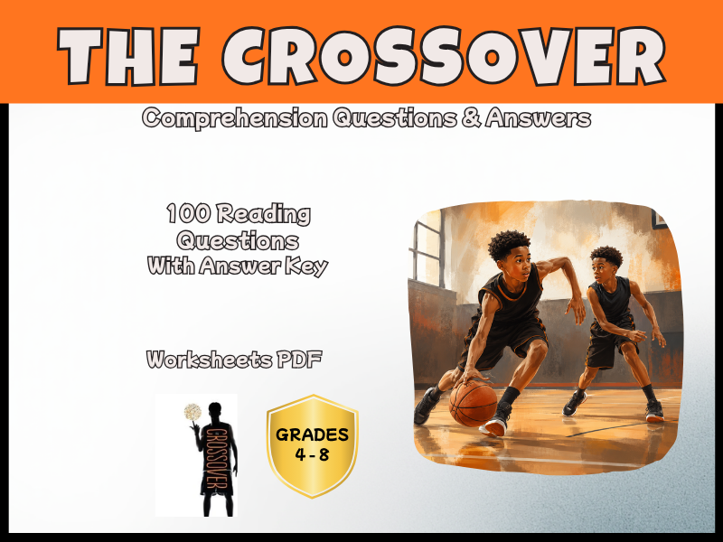 The Crossover Reading Comprehension | KS2 KS3 Novel Study | Years 5-9 English PDF