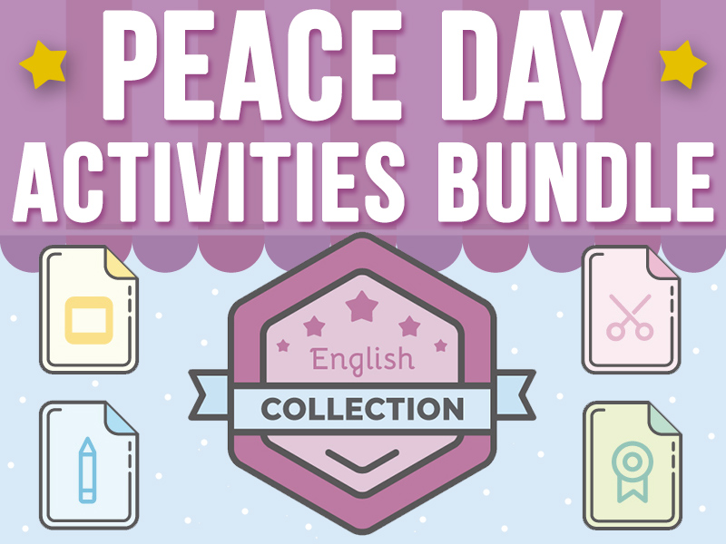 Peace Day Activities Collection BUNDLE: PowerPoint, Writing Activity, and Craft