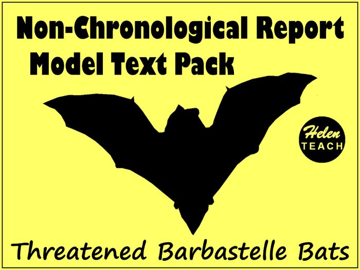 Endangered Bat | Non-Chronological Report Writing Pack With Model Text
