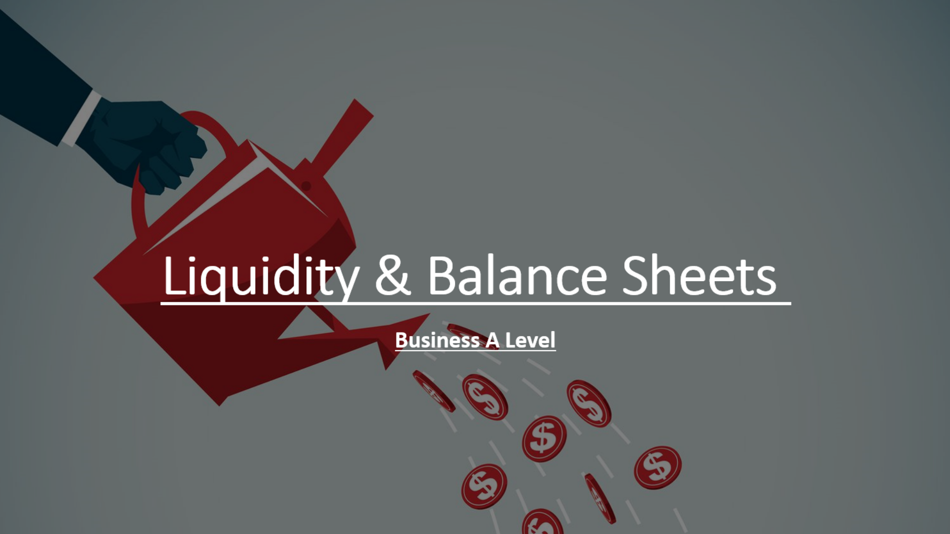 Managing Finance (Edexcel A Level Business Complete Topic 2.3)