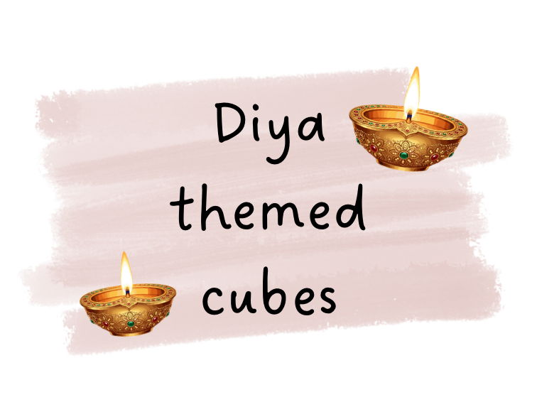 Diwali Diya Lamp Cubes