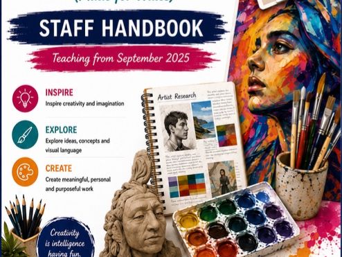 GCSE Art & Design (made for Wales) Teacher handbook & Pupil Assessment Resource pack- WJEC
