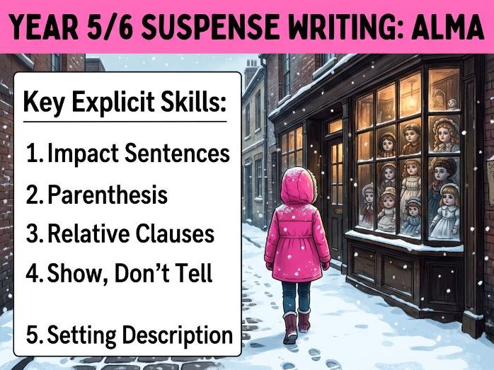 UKS2 Suspense Writing Unit Alma (2 weeks)