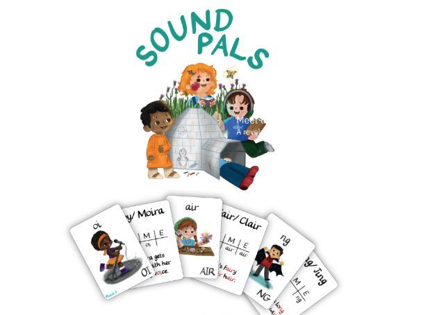 Sound Pals Phase 3 Phonics Flashcards
