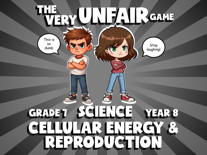 Cellular Energy & Reproduction VERY UNFAIR GAME | No-Prep Year 8 Science Review Activity