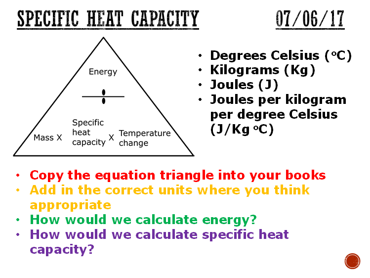 What Is Specific Heat Capacity Example At Fernando Spaulding Blog