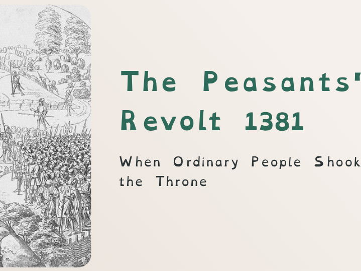 Medieval England - The Peasants' Revolt 1381