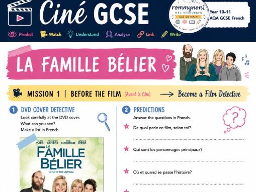 La Famille Bélier GCSE French Study Workbook