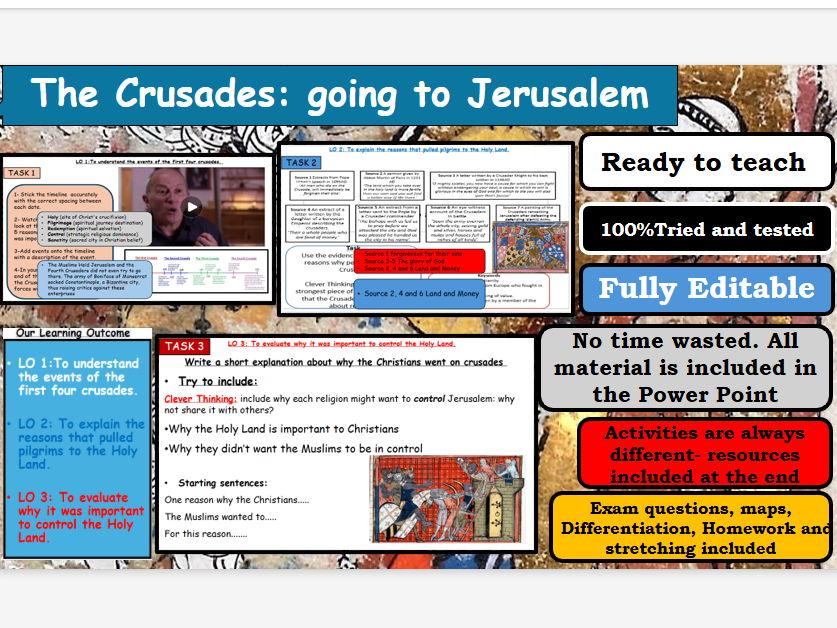 Why going to the Crusades?