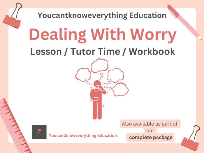 Worry PSHE Lesson 2026