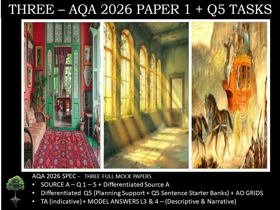 THREE - PAPER 1 | 2026 FULL MOCKS | Q5 TASKS