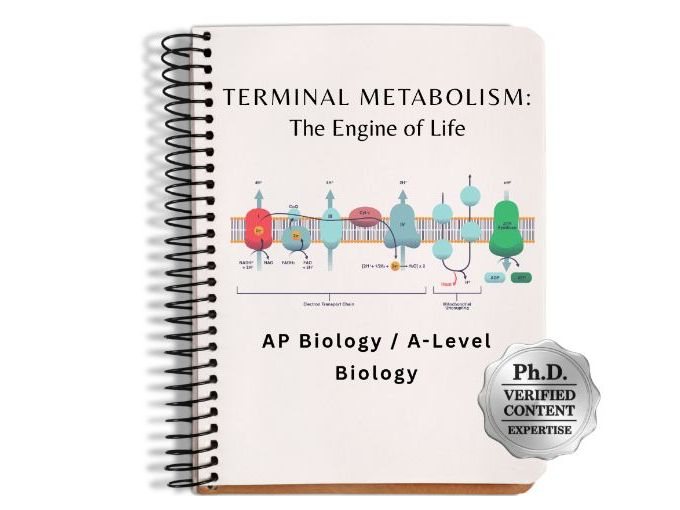 AP / A-Level Biology: Terminal Metabolism Visual Slide Deck & Reference Material