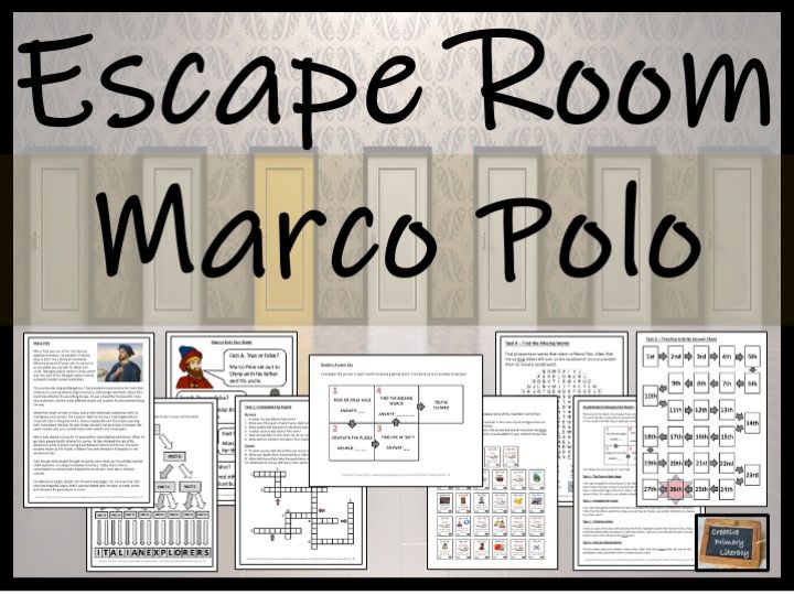 Marco Polo Escape Room Activity