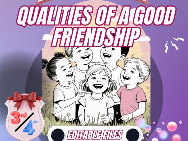 Good Friendship Qualities – Social Skills Lesson