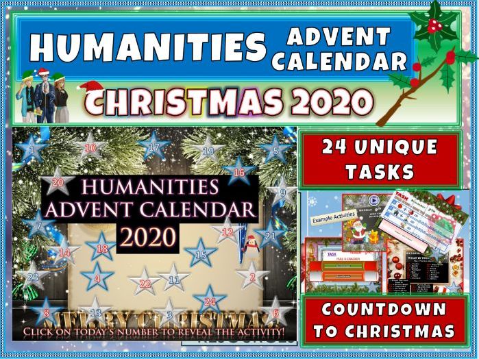 Advent Calendar 2020 Teaching Resources