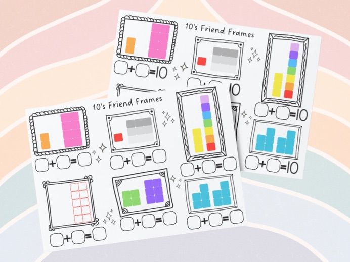 Maths - 10's Friend Frames