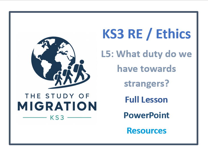 KS3 RE, Philosophy and Ethics: Migration Lesson 5 - Duty to Strangers