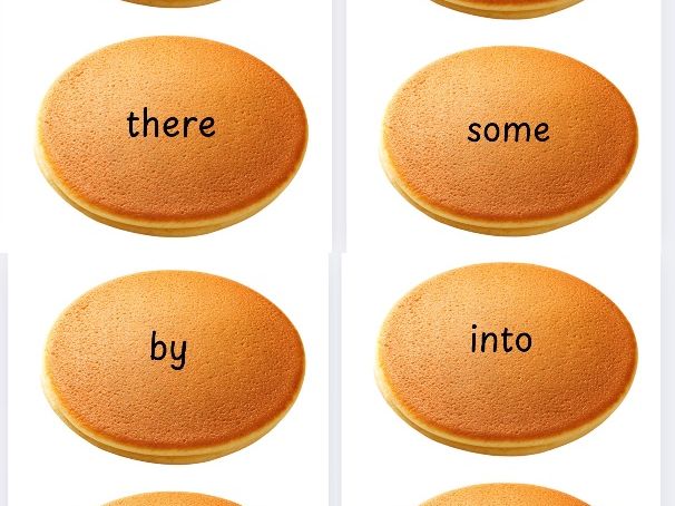 Phase 2,3 and 4 tricky word pancakes