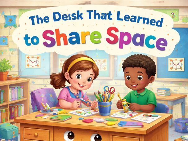 The Desk That Learned to Share Space – A Social Emotional about Cooperation