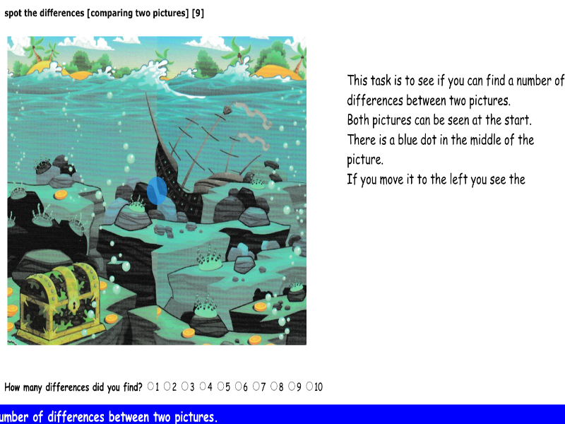 spot the differences [comparing two pictures] [9]