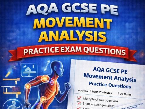 AQA GCSE PE Movement Analysis Practice questions