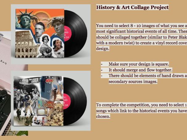 Peter Blake - Pop Art History Vinyl Record Collages