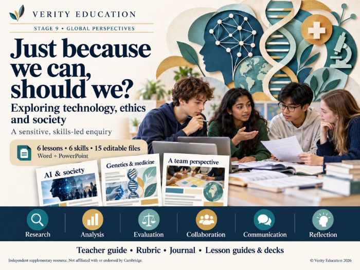 Global Perspectives Stage 9: Science, Ethics & the Future