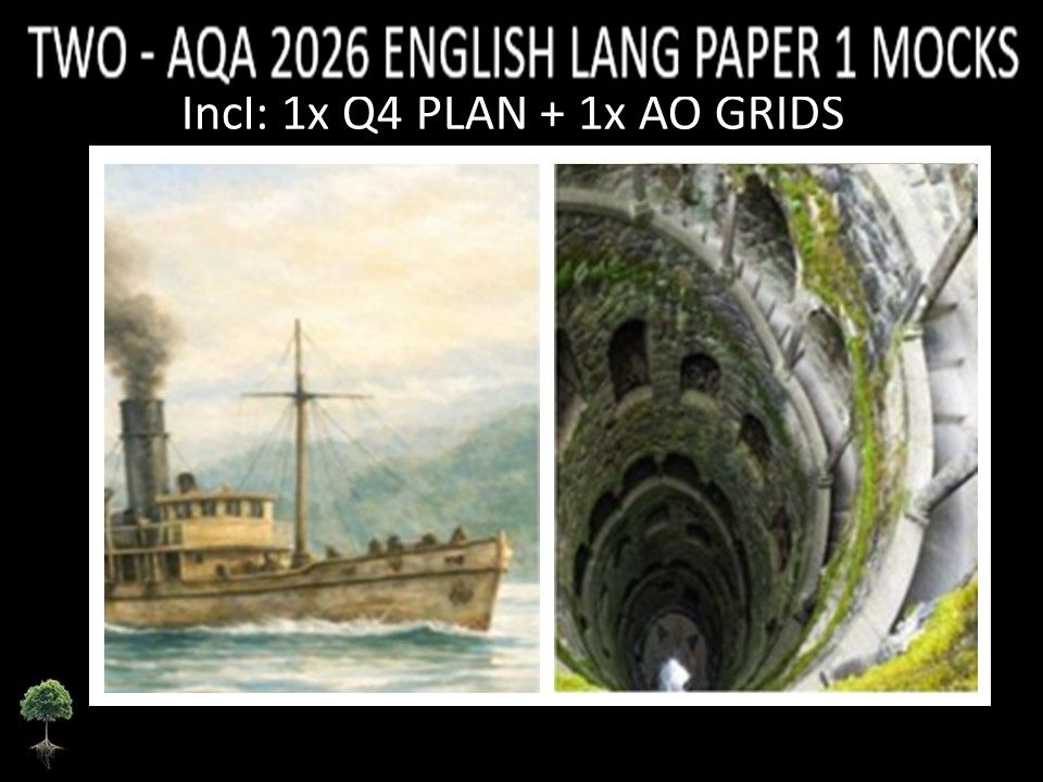 TWO - AQA PAPER 1 | 2026 FULL MOCKS | Q4 PLAN | AO GRIDS