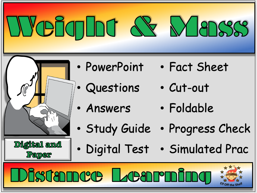 Forces - Weight and Mass Explained - Distance Learning and Homeschool for KS3