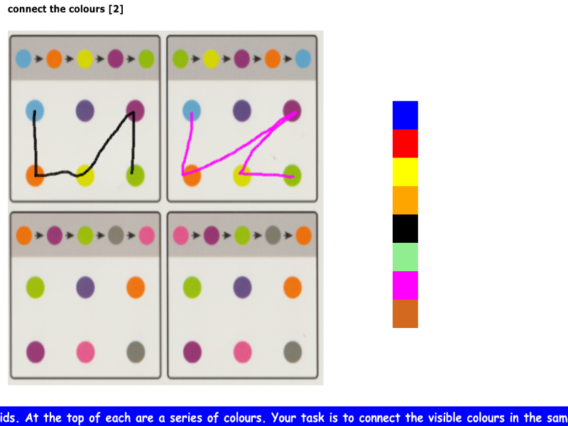connect the colours [2]