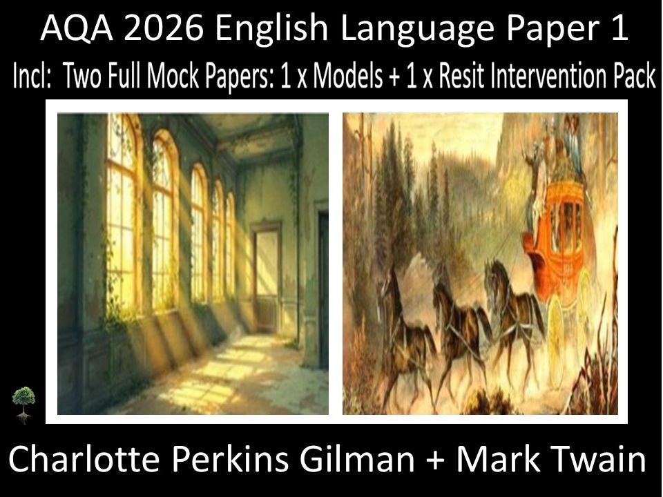 Two AQA 2026 English Language Paper 1 Mocks | Resit Intervention | Models