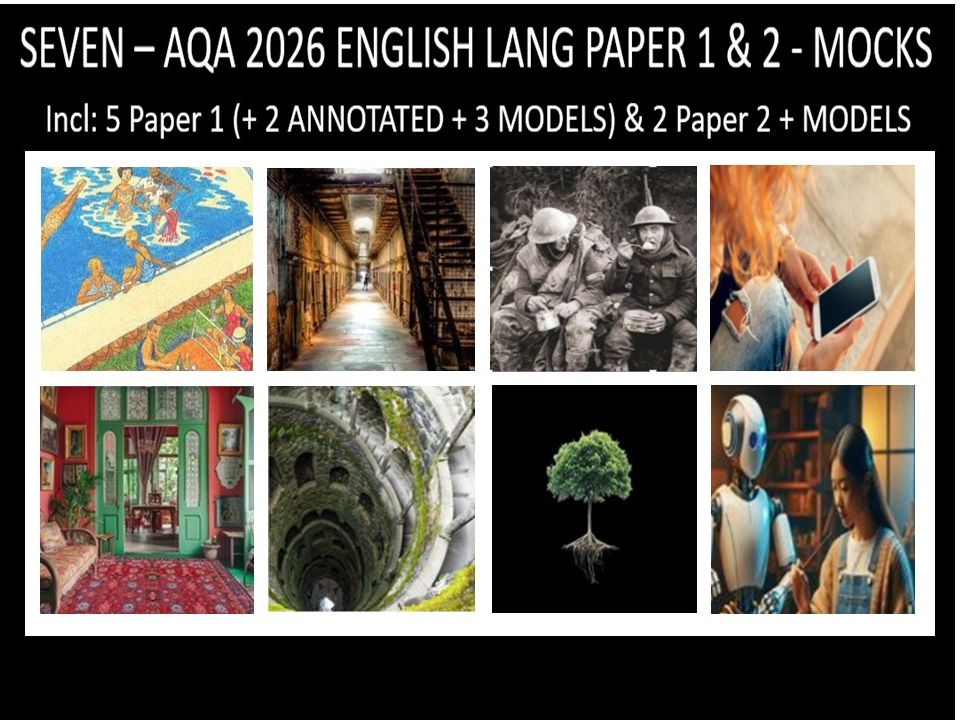 SEVEN - AQA PAPER 1 & 2 | 2026 FULL MOCKS | ANNOTATED | MODELS