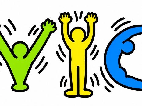 Keith Haring–Inspired Alphabet Art Worksheet
