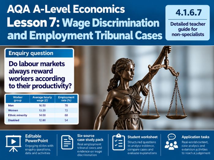 AQA A-level Economics: Unit 6 Wage discrimination