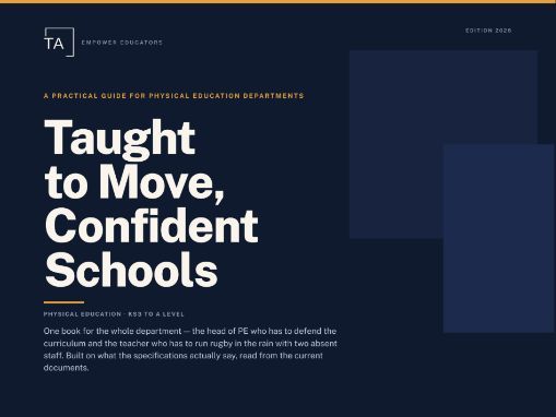 PE Department Handbook: HoD and Teachers