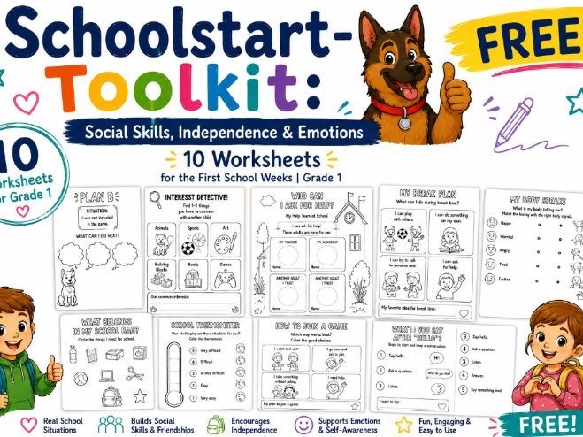 Easy Start to School — 10 Practical Activities for First Graders