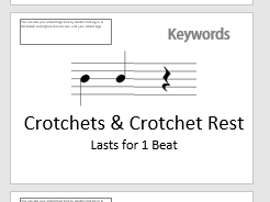 Music Keyword Posters - 86 Pages!