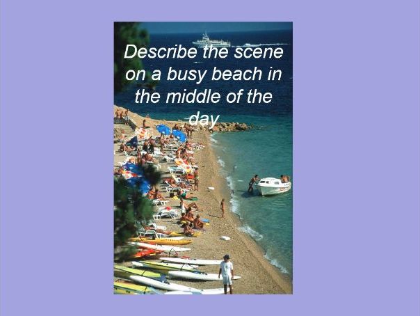 Descriptive writing: writing a complete description