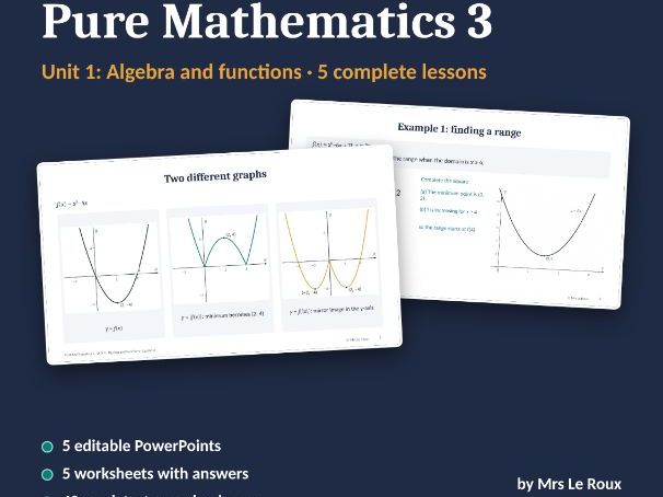 P3 Unit 1: Algebra and Functions (Edexcel IAL)