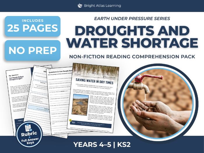 Droughts Reading Comprehension | KS2 Years 4 & 5