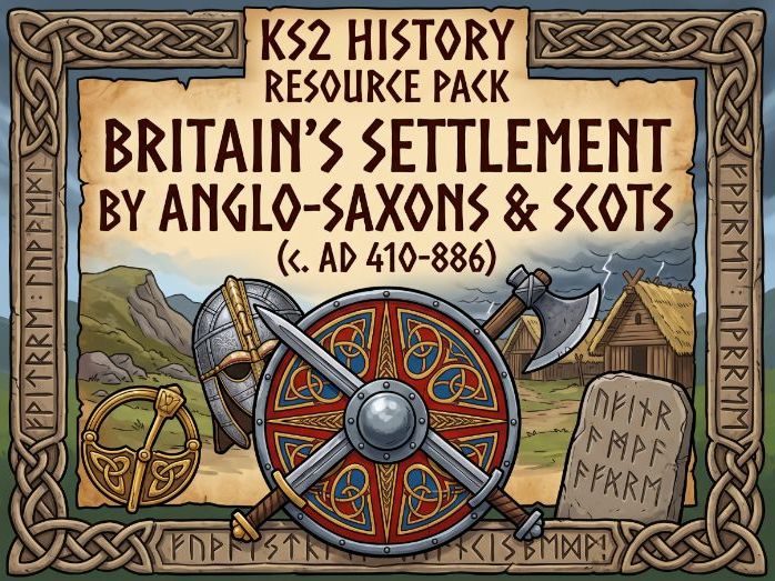 Anglo-Saxons & Scots (KS2 History) | 18-Page Unit Activity Pack & Teacher Answer Keys