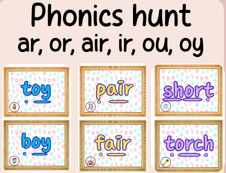 Phonics hunt bundle 2- continuous provision