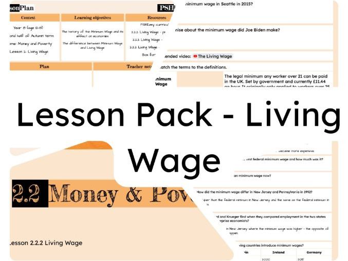2.2.2 Living Wage Lesson Pack
